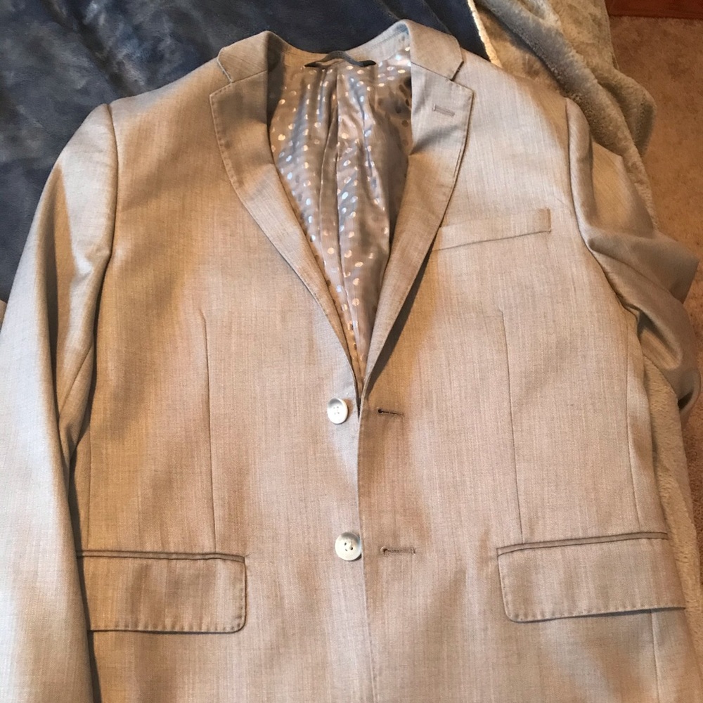 Perry Ellis 3 piece Grey Suit